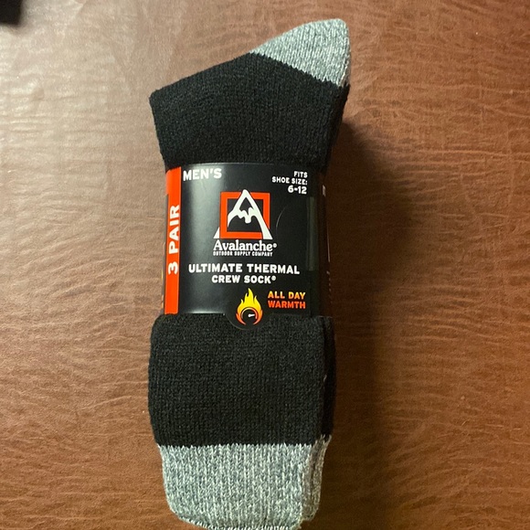 Avalanche Underwear & Socks Avalanche Mens Ultimate Thermal Crew